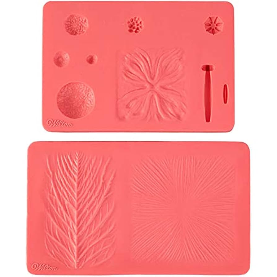 ウィルトン　ガムペーストフラワーカッターとインプレッションマット ウィルトン ガムペーストフラワーカッターとインプレッションマット